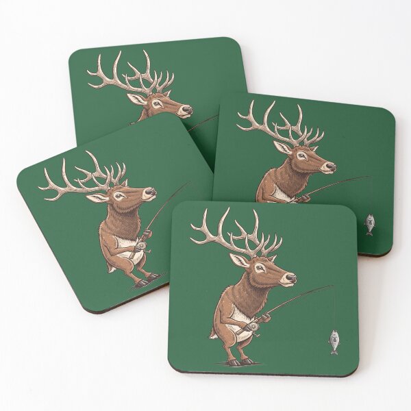 Item preview, Elk fishing  designed and sold by Too Kool Designing .
