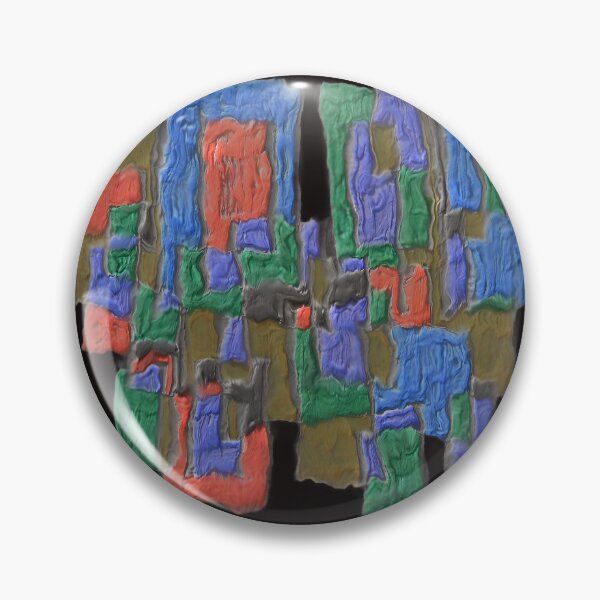 Item preview, cityscape cubism dark gouache colorful geometric abstract design designed and sold by SmashingDeals.