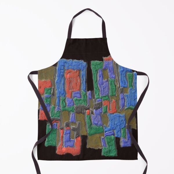 Item preview, cityscape cubism dark gouache colorful geometric abstract design designed and sold by SmashingDeals.