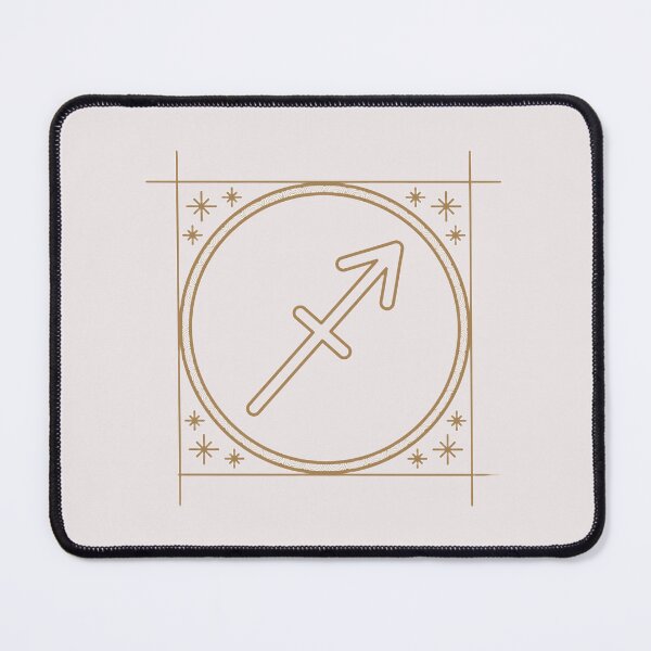 Item preview, Sagittarius Zodiac Symbol — Gold & Black Art Deco Celestial Design designed and sold by Artsy Corner.