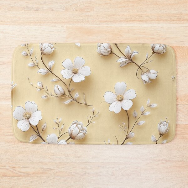 Item preview, Floral print with leaves background pattern designed and sold by TanyaLovus.