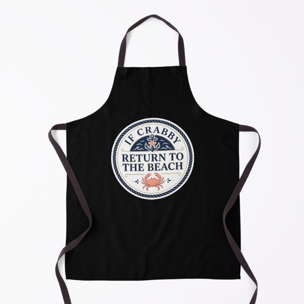 Item preview, IF CRABBY RETURN TO THE BEACH designed and sold by snowry.