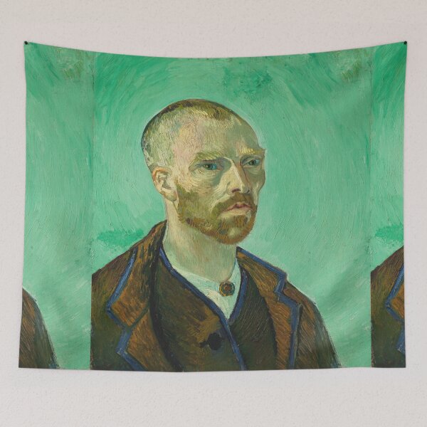 Item preview, Self Portrait Dedicated to Paul Gauguin by Vincent van Gogh: Post Impressionist Print designed and sold by artofuniverse.