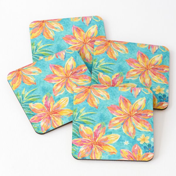 Item preview, Tropical Summer Bloom – Vibrant Floral Paradise Design designed and sold by MyTutina.