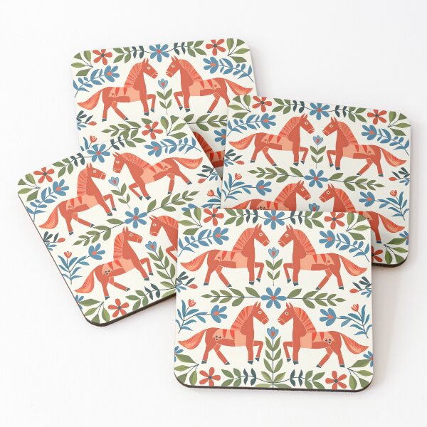 Item preview, Swedish Dala Horses, Floral Horses designed and sold by xiao xuans.