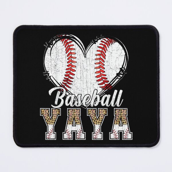 Item preview, Softball Baseball Yaya Heart Leopard Print Mother's Day designed and sold by ElaineOSantamar.