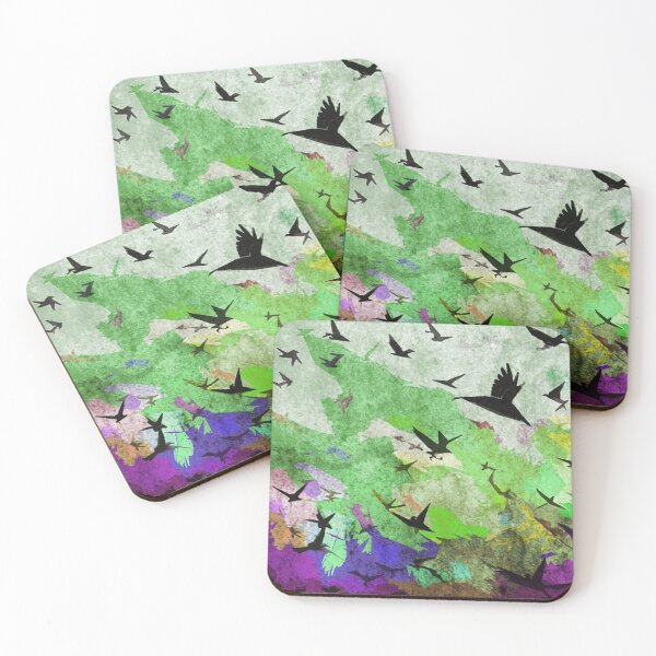 Item preview, Abstract flying birds designed and sold by kinpirks.