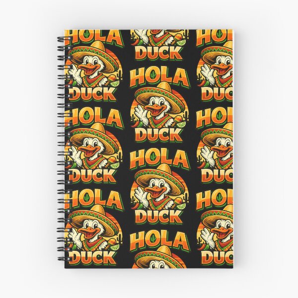 Item preview, Hola Duck Funny Mexican Duck Cartoon Cinco De Mayo Fiesta Design designed and sold by TeeTimeTreasure.
