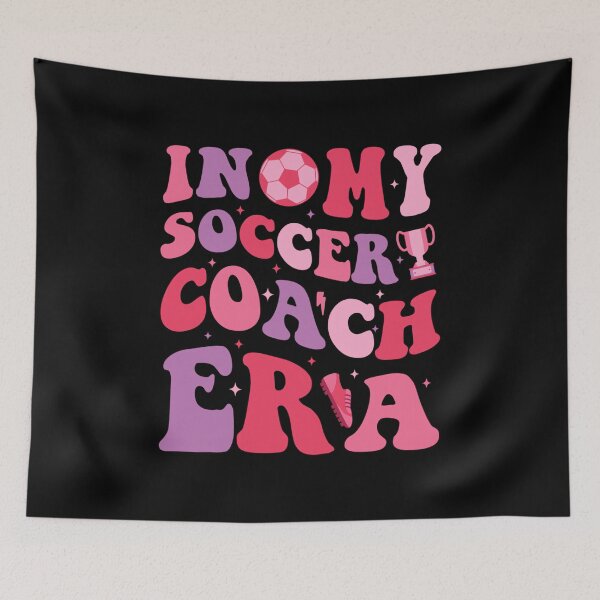 Item preview, In My Soccer Coach Era Groovy Retro Cute Proud Soccer Coach designed and sold by HazelWCagle.