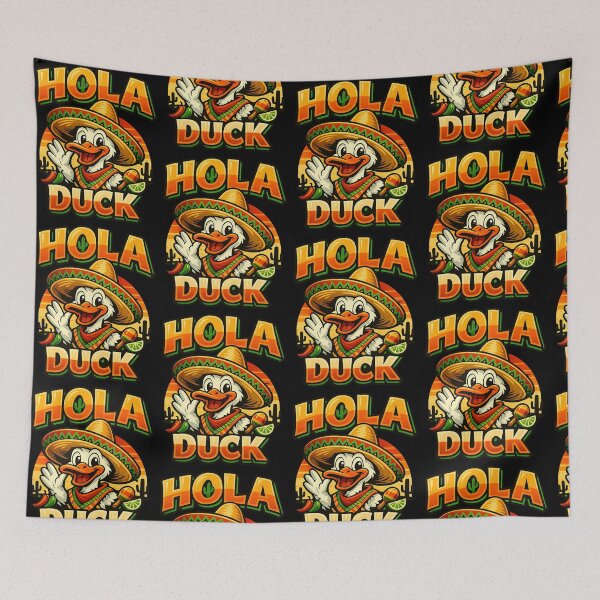 Item preview, Hola Duck Funny Mexican Duck Cartoon Cinco De Mayo Fiesta Design designed and sold by TeeTimeTreasure.