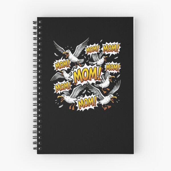 Item preview, Seagulls Yelling MOM! Funny Bird Mom Life Design designed and sold by snowry.