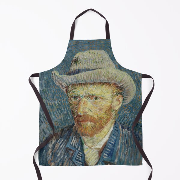 Item preview, Self Portrait With Grey Felt Hat by Vincent van Gogh: Post Impressionist Poster designed and sold by artofuniverse.