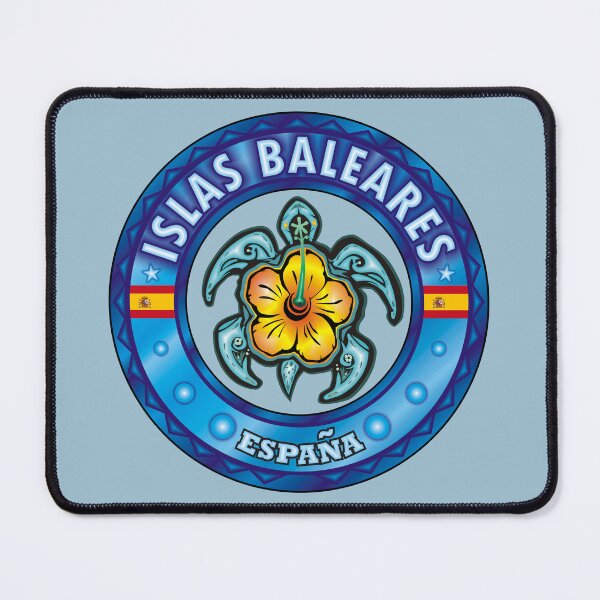 Item preview, Islas Baleares España sea turtle hibiscus designed and sold by studioss76.