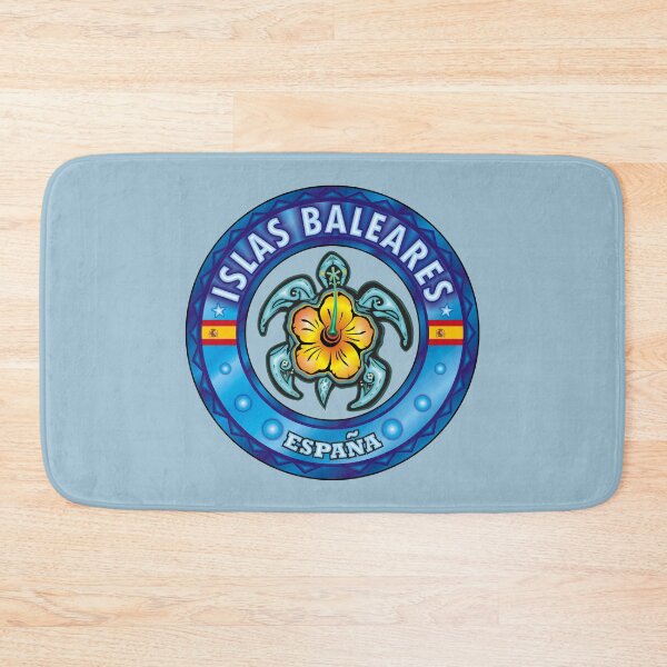 Item preview, Islas Baleares España sea turtle hibiscus designed and sold by studioss76.
