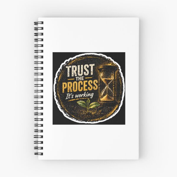 Item preview, Trust The Process – It’s Working | Growth & Patience Motivational Sticker designed and sold by Wander Pop Studio.