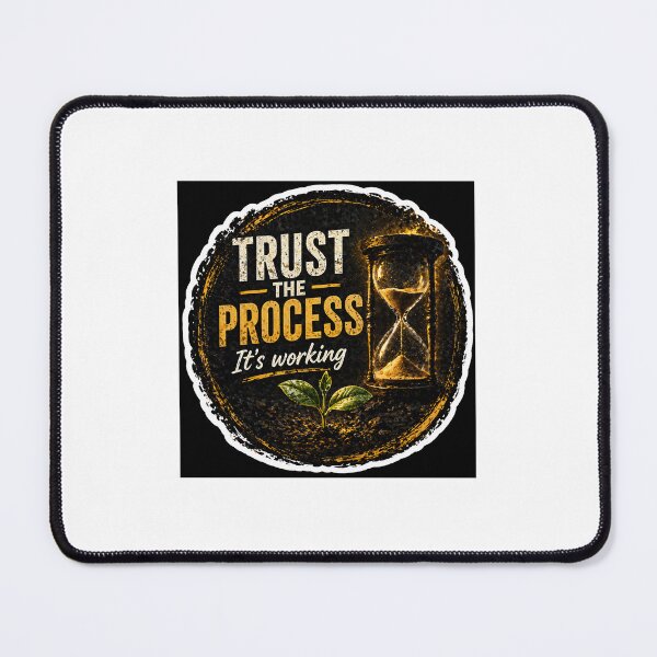 Item preview, Trust The Process – It’s Working | Growth & Patience Motivational Sticker designed and sold by Wander Pop Studio.