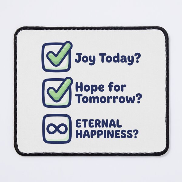Item preview, Spiritual Checklist - Joy Hope Eternal Happiness JW Convention Gift designed and sold by HappySproutArt.