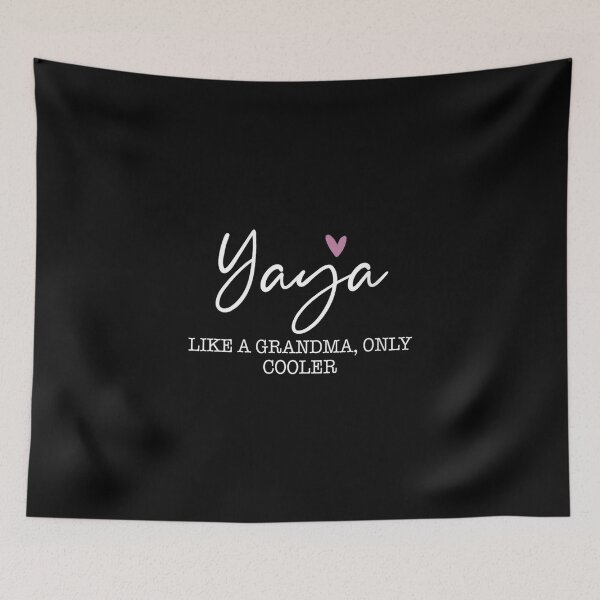 Item preview, Womens Yaya Like A Grandma Only Cooler Heart Mother's Day Yaya designed and sold by ElaineOSantamar.
