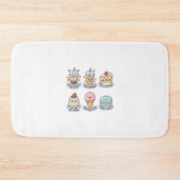 Item preview, Kawaii Boba and Sweets Sticker Set - Cute Bubble Tea & Dessert Doodles designed and sold by SimpleP.