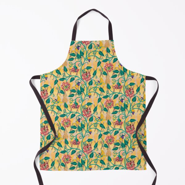 Item preview, Pattern-Sunbirds Among Sunset Hoya on Trellis designed and sold by Eejee-SK.