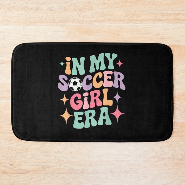 Artikelvorschau, In My Soccer Girl Era Groovy Tee Football Girls Player Fan entworfen und verkauft von HazelWCagle.