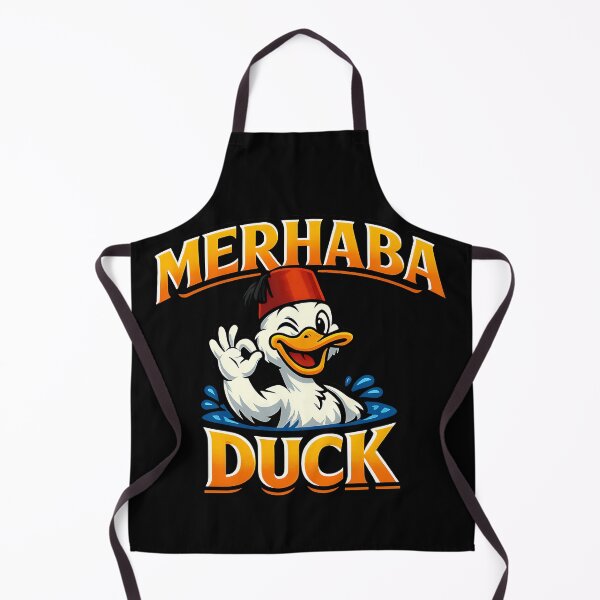 Item preview, Merhaba Duck Funny Turkish Duck Cartoon Travel Design designed and sold by TeeTimeTreasure.