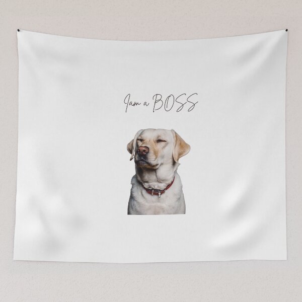 Item preview, I Am A Boss Labrador Retriever Funny Dog Design Cute Lab Dog Lover Gift designed and sold by gluxdesing.