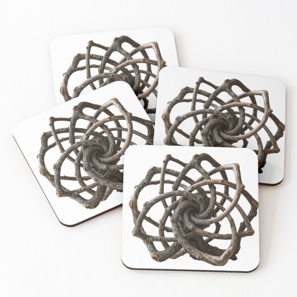 Item preview, Twisted Wood Sculpture Abstract Nature Art designed and sold by Digital Duniyah.