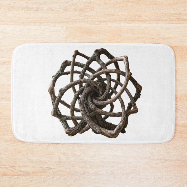 Item preview, Twisted Wood Sculpture Abstract Nature Art designed and sold by Digital Duniyah.