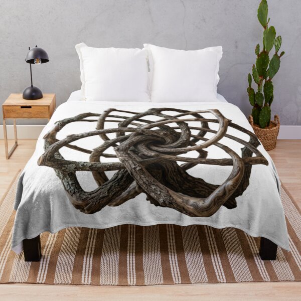 Item preview, Twisted Wood Sculpture Abstract Nature Art designed and sold by Digital Duniyah.