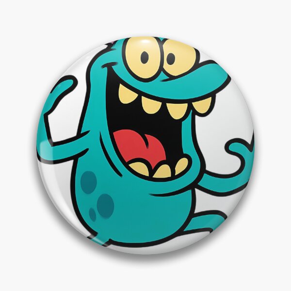 Item preview, : Funny Blue Cartoon Monster Sticker designed and sold by LYZ7VANI.
