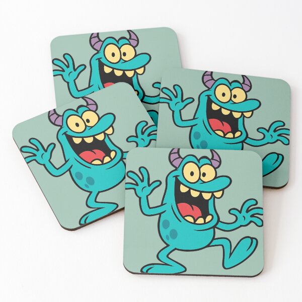 Item preview, : Funny Blue Cartoon Monster Sticker designed and sold by LYZ7VANI.