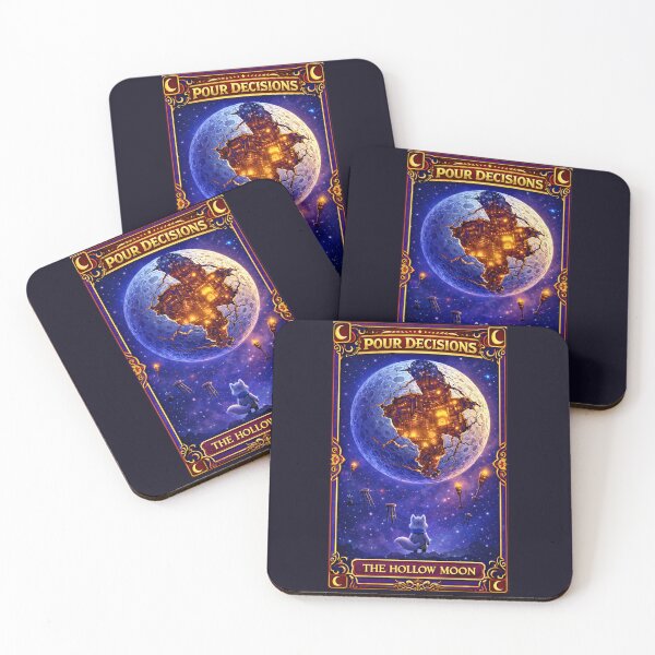 Item preview, The Hollow Moon – Pour Decisions Universe Location Card designed and sold by A Sinister Sly.