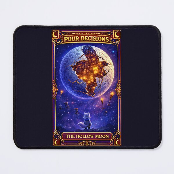 Item preview, The Hollow Moon – Pour Decisions Universe Location Card designed and sold by A Sinister Sly.