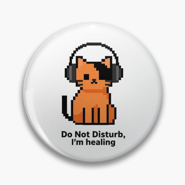 Item preview, do not disturb,i'm healing sticker designed and sold by The-ArtDen-1.