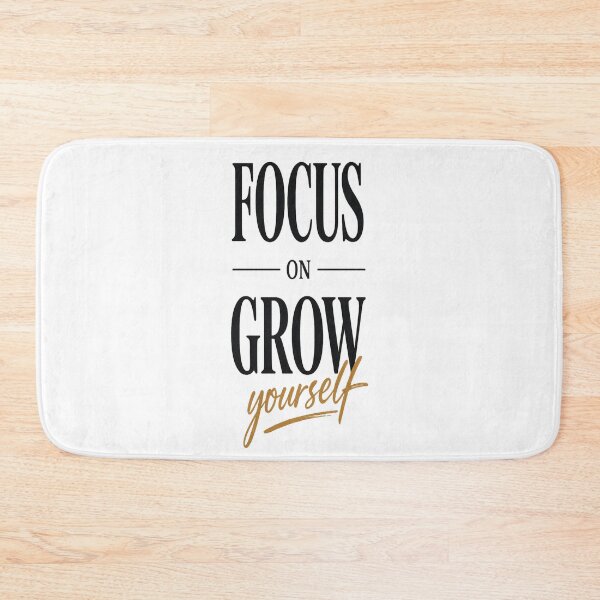 Item preview, Focus On Growing Yourself Bold Typography Design designed and sold by Wolf Creator.