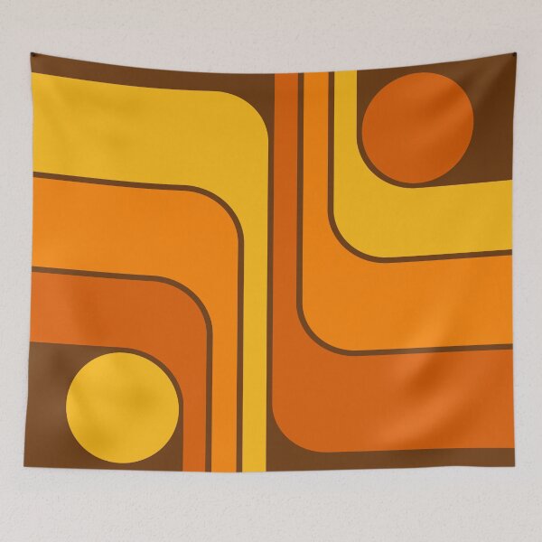 Item preview, Retro Geometric Design 652 designed and sold by tonymagnerart.