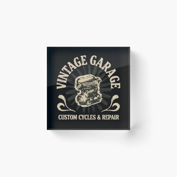 Item preview, Vintage Garage: Custom Cycles & Repair designed and sold by SignumShop.
