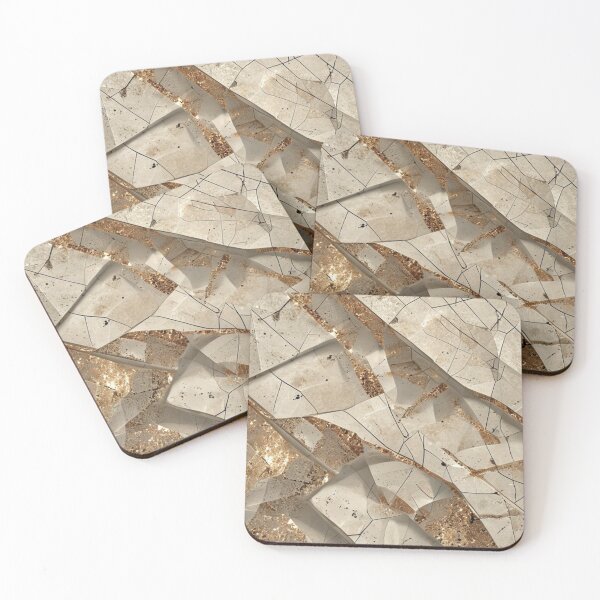 Item preview, Modern Luxury Terrazzo with Shimmering Copper Flakes designed and sold by Sirin1712.