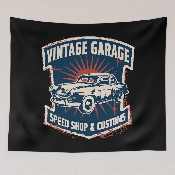 Item preview, Vintage Garage: Speed Shop & Customs designed and sold by SignumShop.