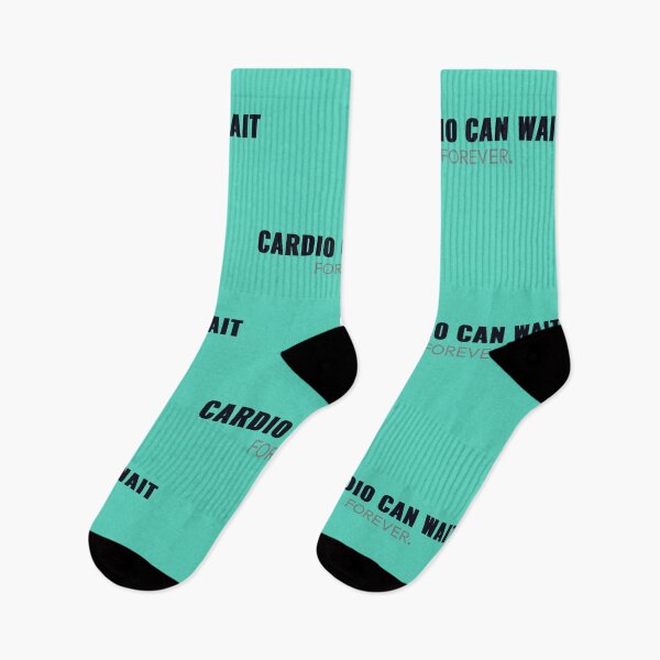 Item preview, Cardio Can Wait Forever – Minimal Gym Typography Design designed and sold by STYKD.
