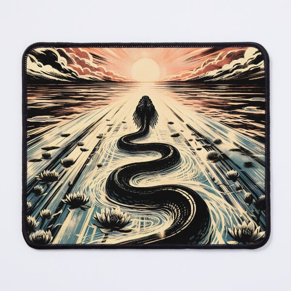 Item preview, Perspective Depth Snake, Ai Generated Art designed and sold by ACC .