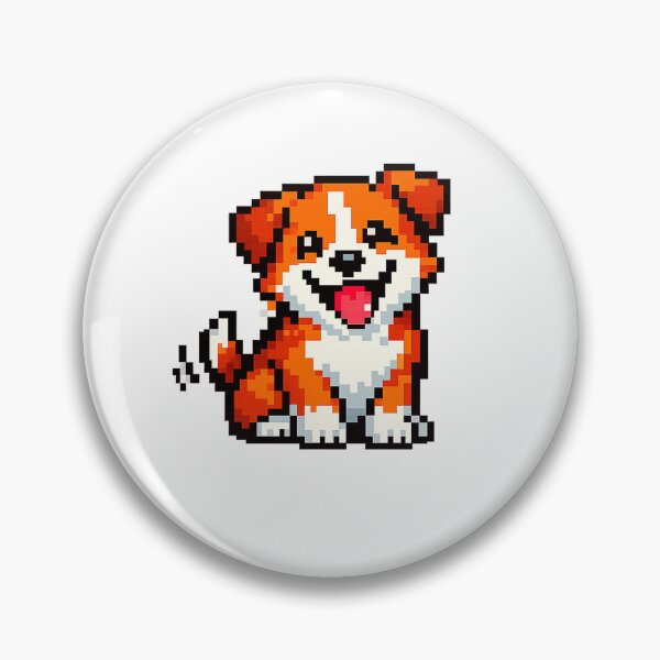 Item preview, Pixelated Dog: Retro Charm of a Best Friend designed and sold by NextNoob485.