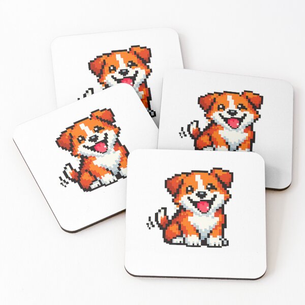 Item preview, Pixelated Dog: Retro Charm of a Best Friend designed and sold by NextNoob485.