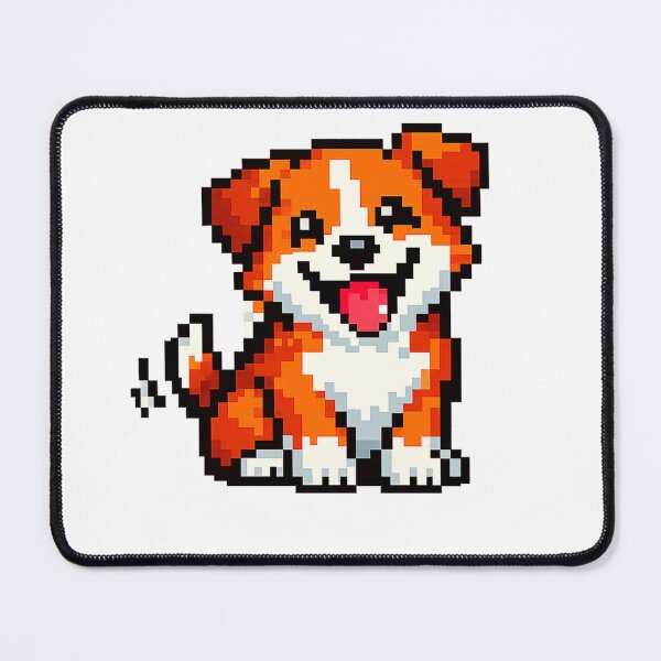 Item preview, Pixelated Dog: Retro Charm of a Best Friend designed and sold by NextNoob485.