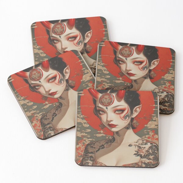 Item preview, Oni, You Can Love Me Collection: Red Sun Devotion designed and sold by FANTASY FRENZY.