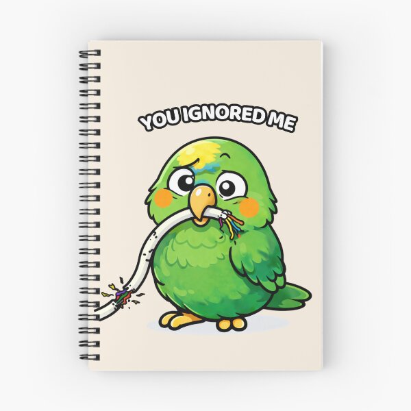Item preview, Funny Amazon Parrot You Ignored Me – Attitude Bird Meme designed and sold by FeatherChaos.
