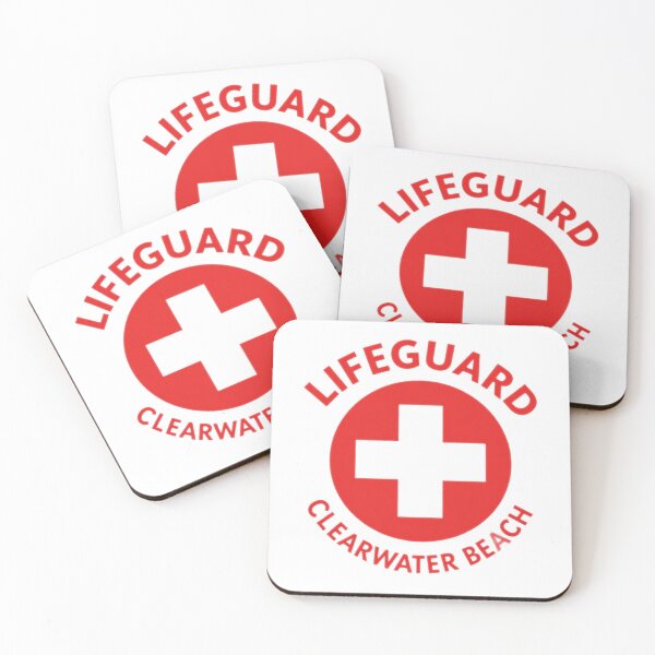 Item preview, Lifeguard Clearwater Beach – Classic Rescue Emblem designed and sold by MysticOzzy.