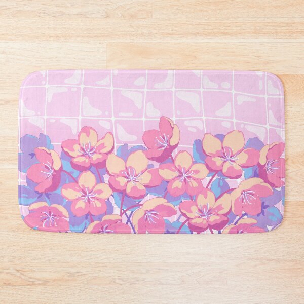 Item preview, Cute Colorful Floral Illustration Pink Yellow Flowers Aesthetic designed and sold by MinimalAnGo.