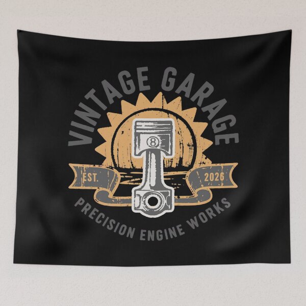 Item preview, Vintage Garage: Precision Engine Works designed and sold by SignumShop.